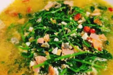 上湯豌豆苗
