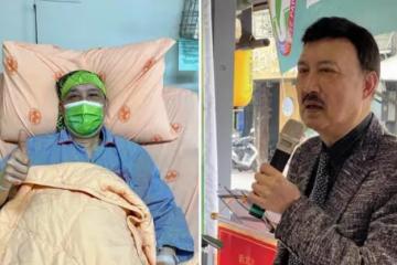 緊急狀況！余天中風就醫首曝「病床照」，兒曝病況「脖子血管全塞住」右半身動不了，醫生診斷之後直呼：這根本就是一個奇跡