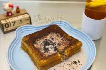 分分鐘搞定的巧克力漏奶華  爆漿西多士 港式茶餐 網紅吐司