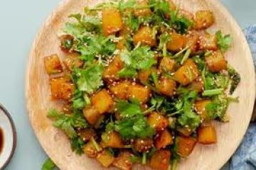 香菜拌土豆