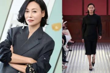 惠英紅站上T台顯霸氣 網友贊:不輸專業模特兒