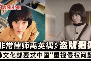 《非常律師禹英禑》盜版猖獗 韓文化部要求中國「重視侵權問題」