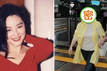 67歲林青霞素顏逛街,穿嫩黃色上衣簡單有活力,和朋友手牽手,網友:真實不做作