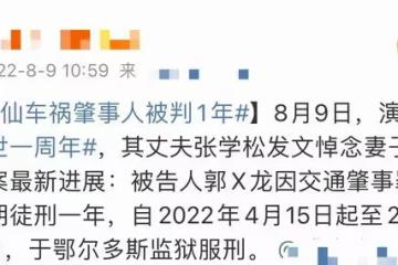於月仙去世一年，丈夫徹夜難眠髮長文沉痛悼念，曝車禍案最新進展