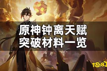 原神鍾離天賦突破材料一覽 鍾離天賦培養材料清單