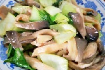 媽媽的味道備忘錄：平菇炒小油菜，快手家常菜