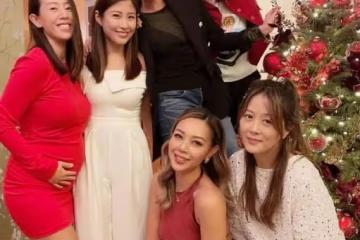 梁靖琪悉心打扮出席「七魔女」聖誕Party 佘詩曼留內地工作缺席