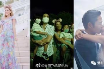 慶祝結婚4周年！鄭嘉穎陳凱琳帶兩個仔到主題樂園