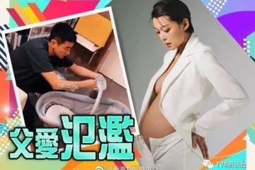TVB當紅小生組裝寶寶搖床!老婆曬黑白孕照還沒生得