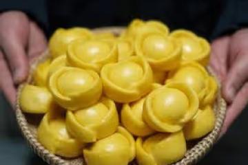 南瓜元寶饅頭