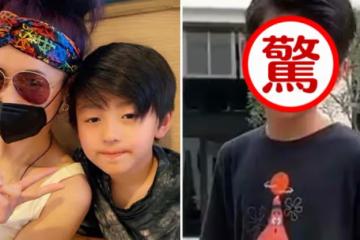 有種「復制粘貼」叫張柏芝二兒子！10歲梳背頭男人味十足，五官精緻近照神似謝霆鋒