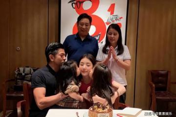 方媛35歲生日意義非凡，郭富城鏡頭前秀肌肉，罕見和岳父母同框
