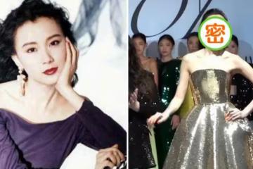53歲蕭薔真不顯老，穿抹胸禮服裙，四肢纖細肌膚緊致如少女，網友：不愧是「不老女神」