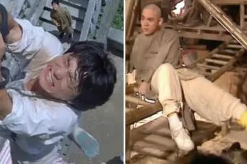 香港電影10大「玩命」鏡頭：李賽鳳胡慧中慘不忍睹，李連杰一部戲骨折兩次，成龍差點送命！