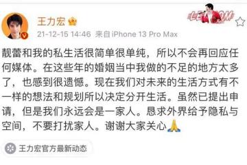 王力宏離婚後人設再崩塌,品牌方終止合作,又一天才巨星要隕落了