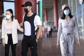 50歲鐘麗緹不服老，大圓領緊身衣配卡其色花苞褲，婀娜多姿有氣質