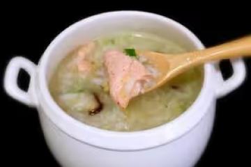 三文魚片粥