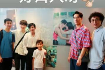 吳君如辦展覽眾星雲集！吳鎮宇妻兒罕露面，13歲費曼身材高大壯實