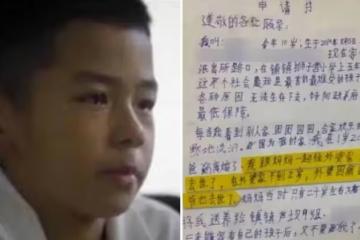 「跪求叔叔阿姨幫幫我」10多歲獨居孩寫信求助:父去世母改嫁,只靠學校免費午餐延續生命,萬人心酸:怎樣才能幫到他