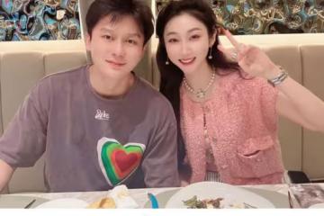 李晨與美女富婆吃大餐！頭靠頭合影顯親密，還曾在酒吧嗨玩到凌晨