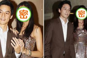 「吳彥祖夫婦」有夫妻相，混血妻子穿抹胸裙氣質高級，異域臉美艷真旺夫