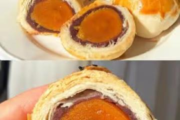 大包酥蛋黃酥也能層次分明，酥掉渣，不破酥
