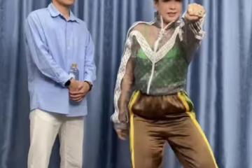 鍾麗緹穿3萬元衣服跳舞，衣品慘遭吐槽，還跟異性同喝一瓶水