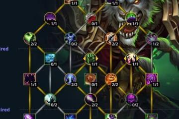 《魔獸世界:巨龍時代》A測build44999 術士痛苦專精天賦構建