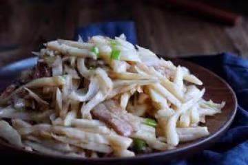 蓮藕炒肉絲