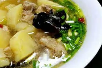 土豆香菇雞湯