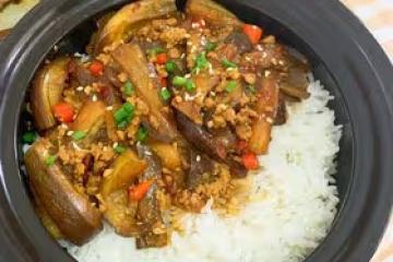 少油版🍆肉沫茄子蓋澆飯