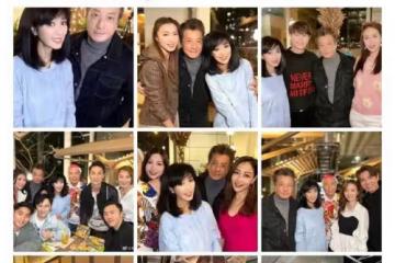 66歲米雪曬聚會照,化大濃妝不服老,與昔日cp石修同框似兩輩人