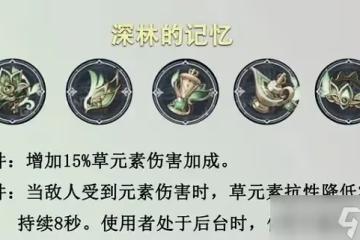 《原神》提納里武器聖遺物怎麼搭配