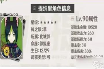 原神3.0提納里強度怎麼樣