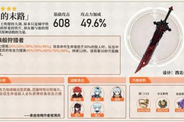 《原神》雙手劍實戰分析及使用角色推薦