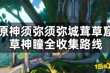 原神須彌城茸草窟草神瞳位置一覽 須彌須彌城茸草窟草神瞳全收集路線