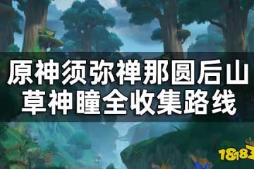 原神禪那圓後山草神瞳位置一覽 須彌禪那圓後山草神瞳全收集路線
