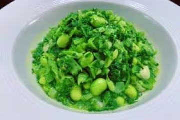 毛豆子鑿鹽擠【家鄉特色菜】