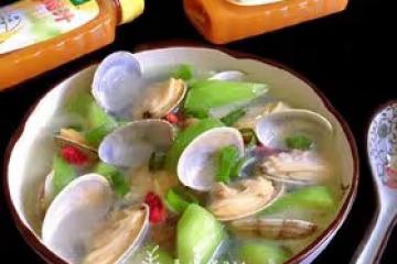 絲瓜蛤蜊湯——太太樂鮮雞汁快手菜