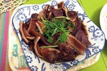 美味的滷水豬肚