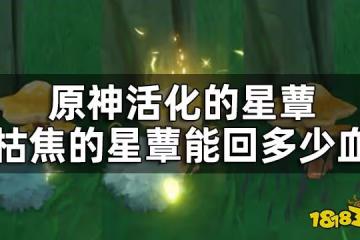 原神星蕈三種形態轉化一覽 活化的星蕈枯焦的星蕈能回多少血