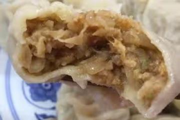 蘿蔔餡餃子（豬油渣版）