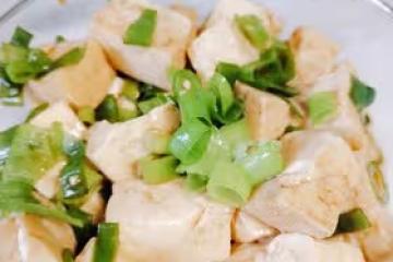 小蔥拌豆腐