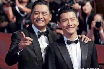 1米79的黃曉明撞上身高不到1米8的周潤發,網友笑了:撒謊的那位太尷尬