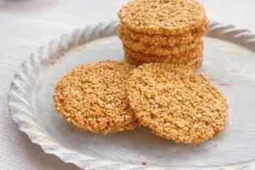 芝麻燕麥薄脆餅