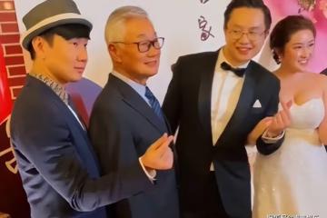 林俊傑出席哥哥婚禮:台下和親哥合唱情歌,嫂子富貴氣十足