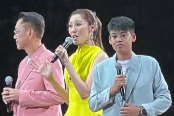李嘉欣許晉亨夫婦帶兒子出席慈善活動,12歲的許建彤大氣老成