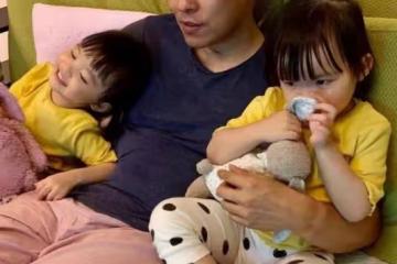 熊黛林丈夫曬娃語氣寵溺，萌娃圓腦袋乖巧，顏值被指不如方媛女兒