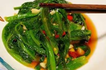變廢為寶～涼拌萵筍葉