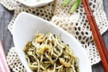 欖菜煸茭白